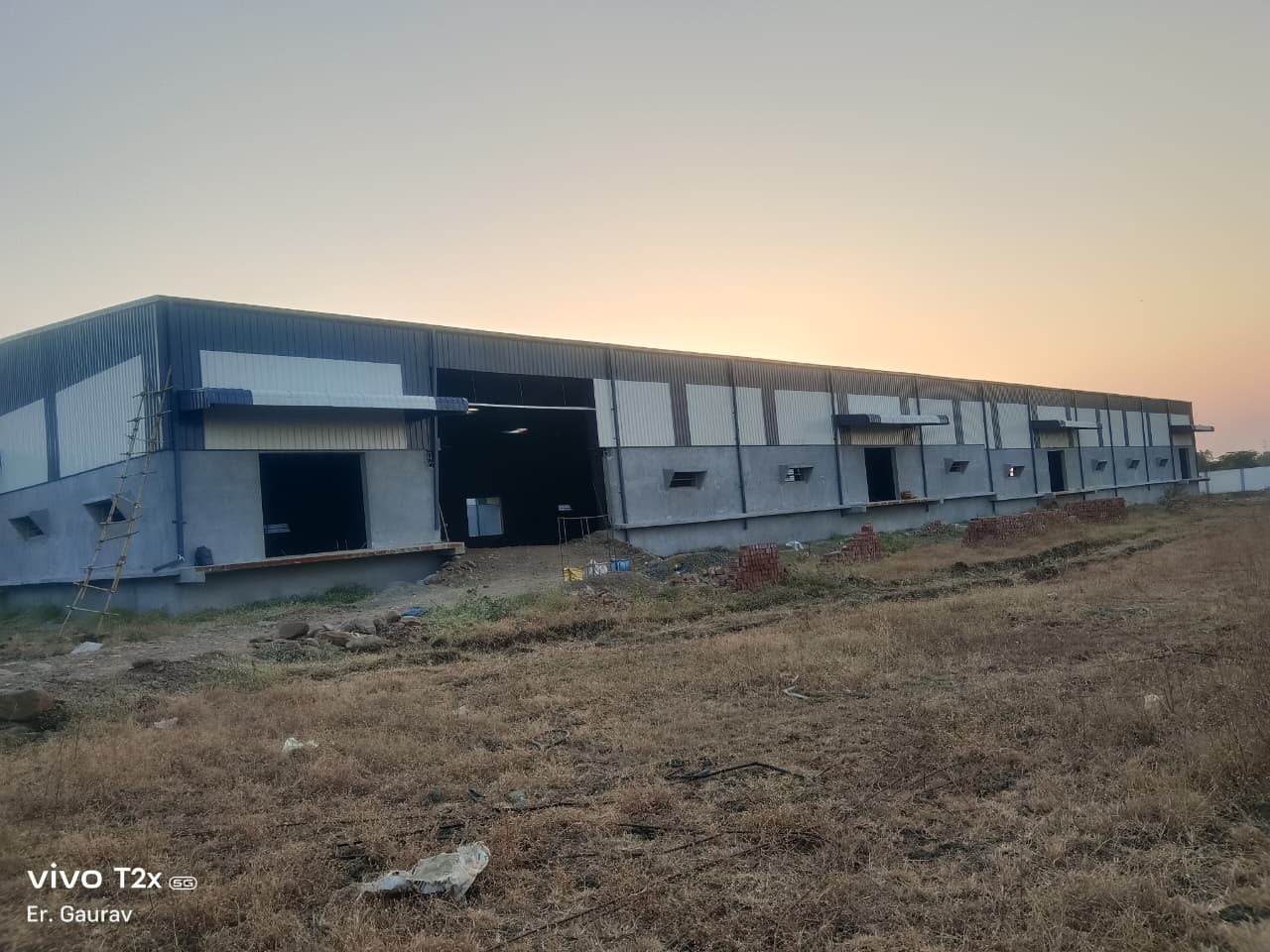 Completed Shri Satiji industrial project frontage
