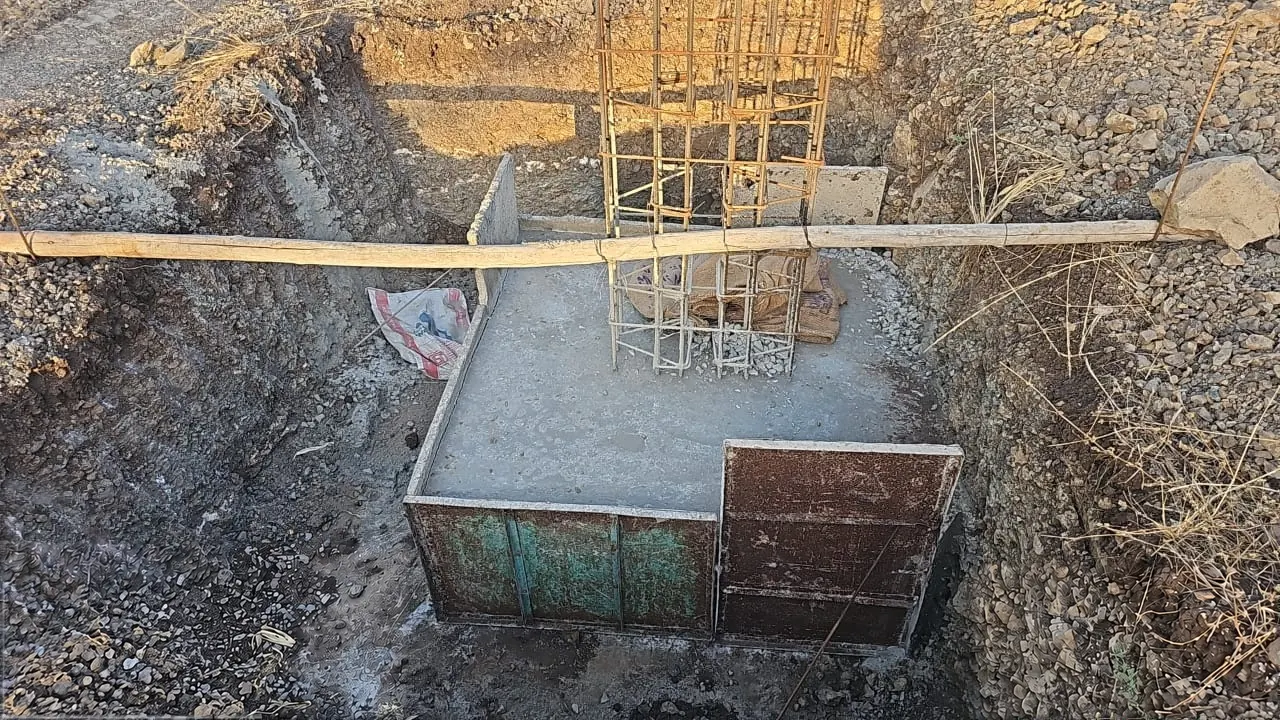 Footing progress at an agricultural processing campus