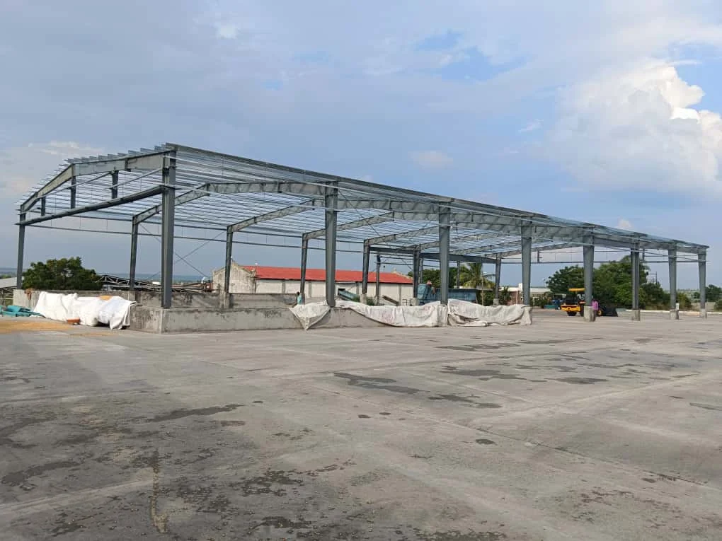 Vijay Laxmi Cotex, Jamner: Erection · overall structural frame