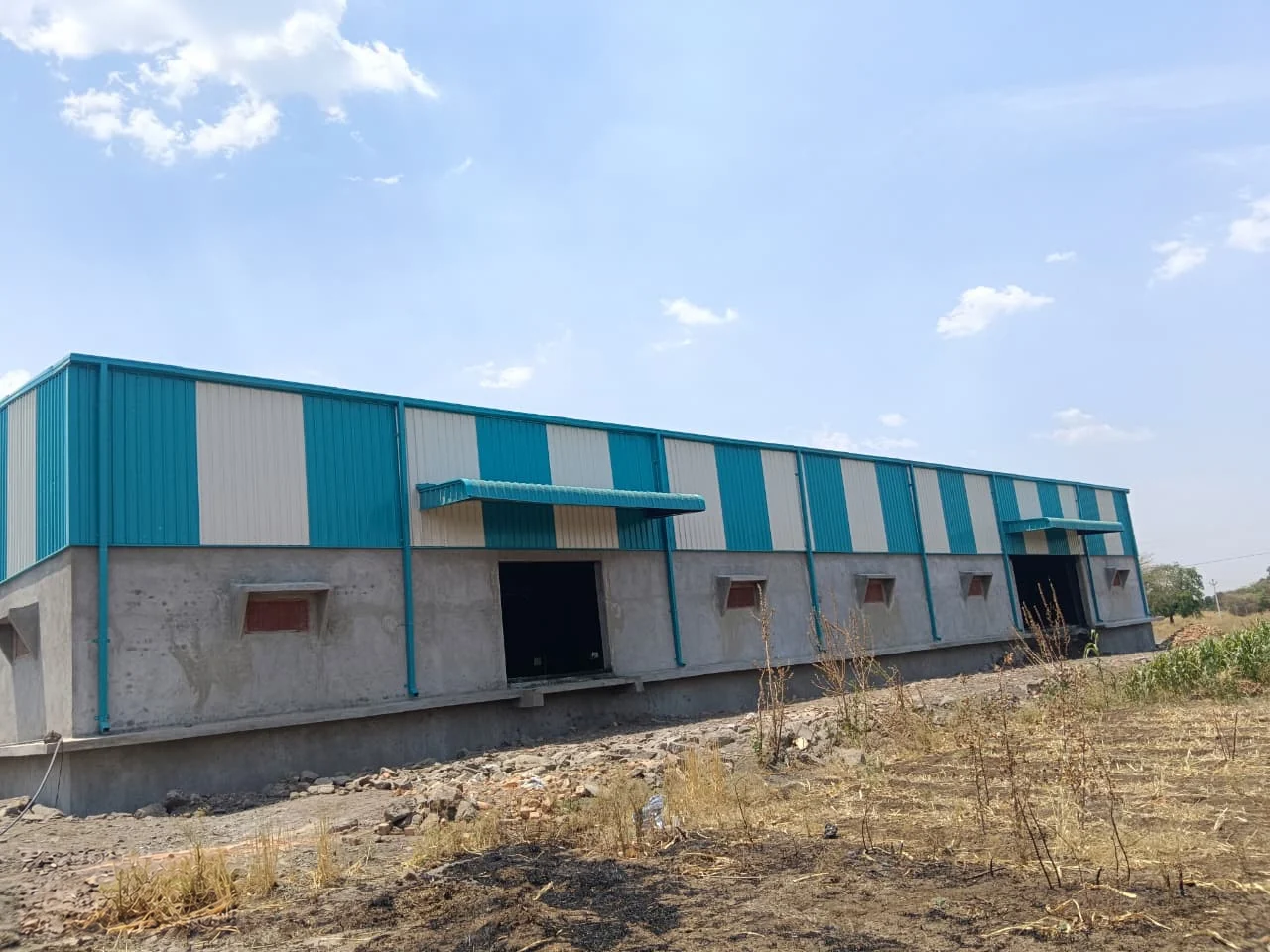 Dr. Awachar Godowns, Kalambeshwar: Godown 3 · sheeted frontage